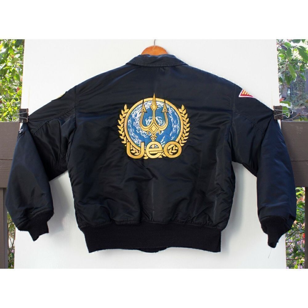 Rare SeaQuest DSV‎ VFX Film Crew Jacket Alpha Industries CWU-45/P Eric Barba L